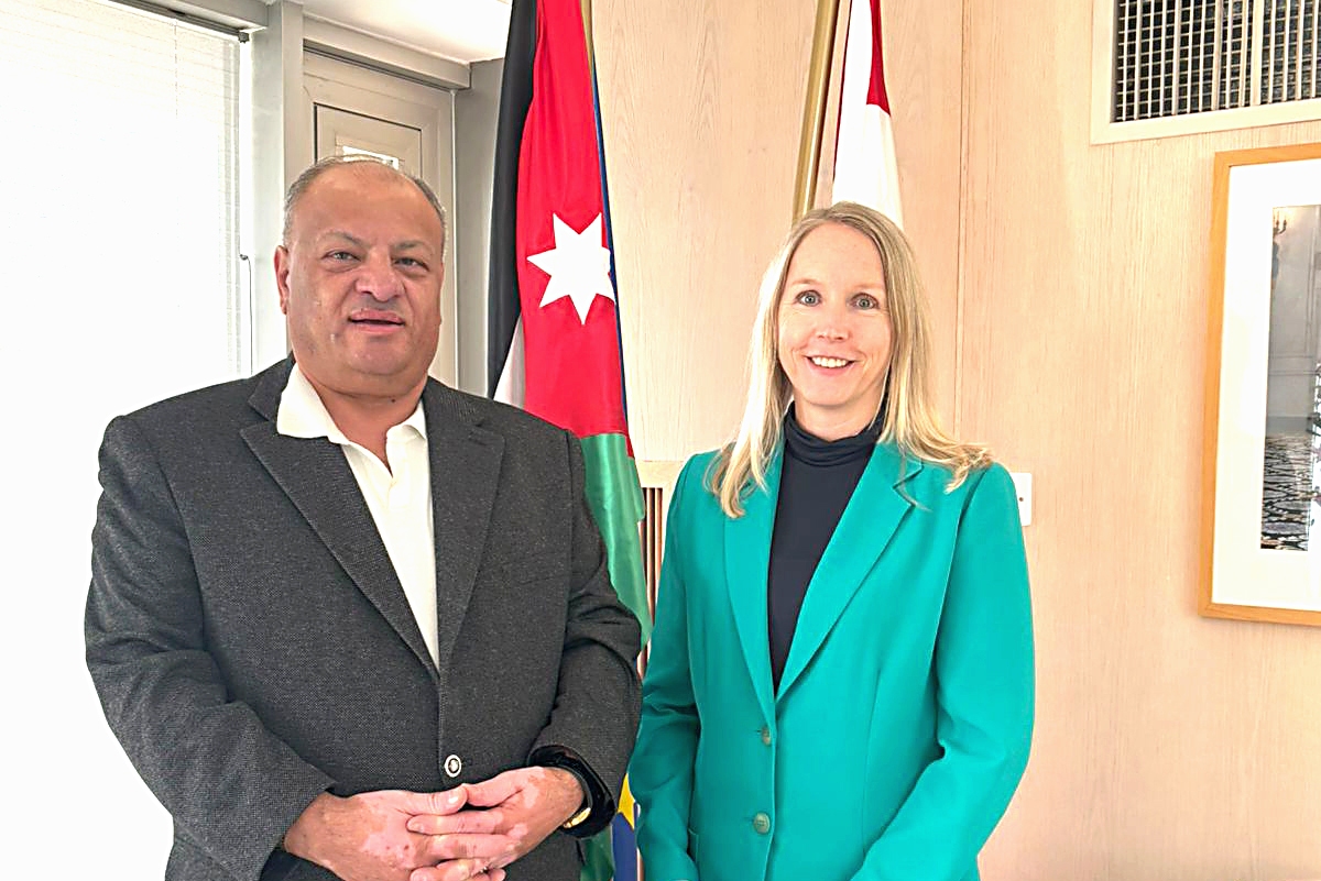 سفيرة مملكة هولندا تلتقي مدير مهرجان جرش 