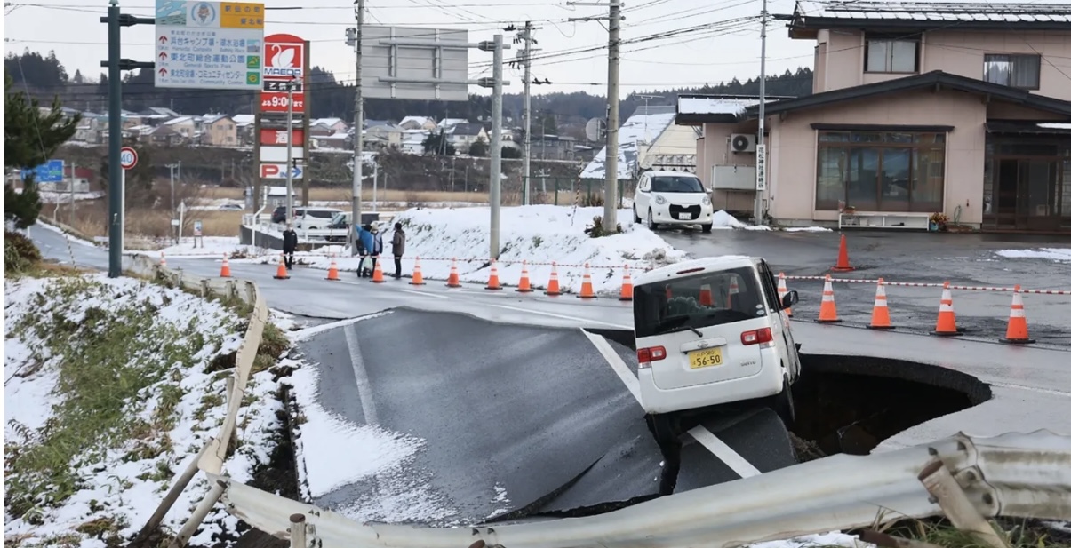 زلزال بقوة 6.7 درجة يضرب شمال شرقي اليابان 
